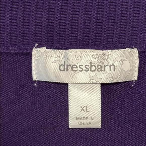 dressbarn Elegant Purple Women's Shrug 💯 % Cotton - Picture 5 of 8